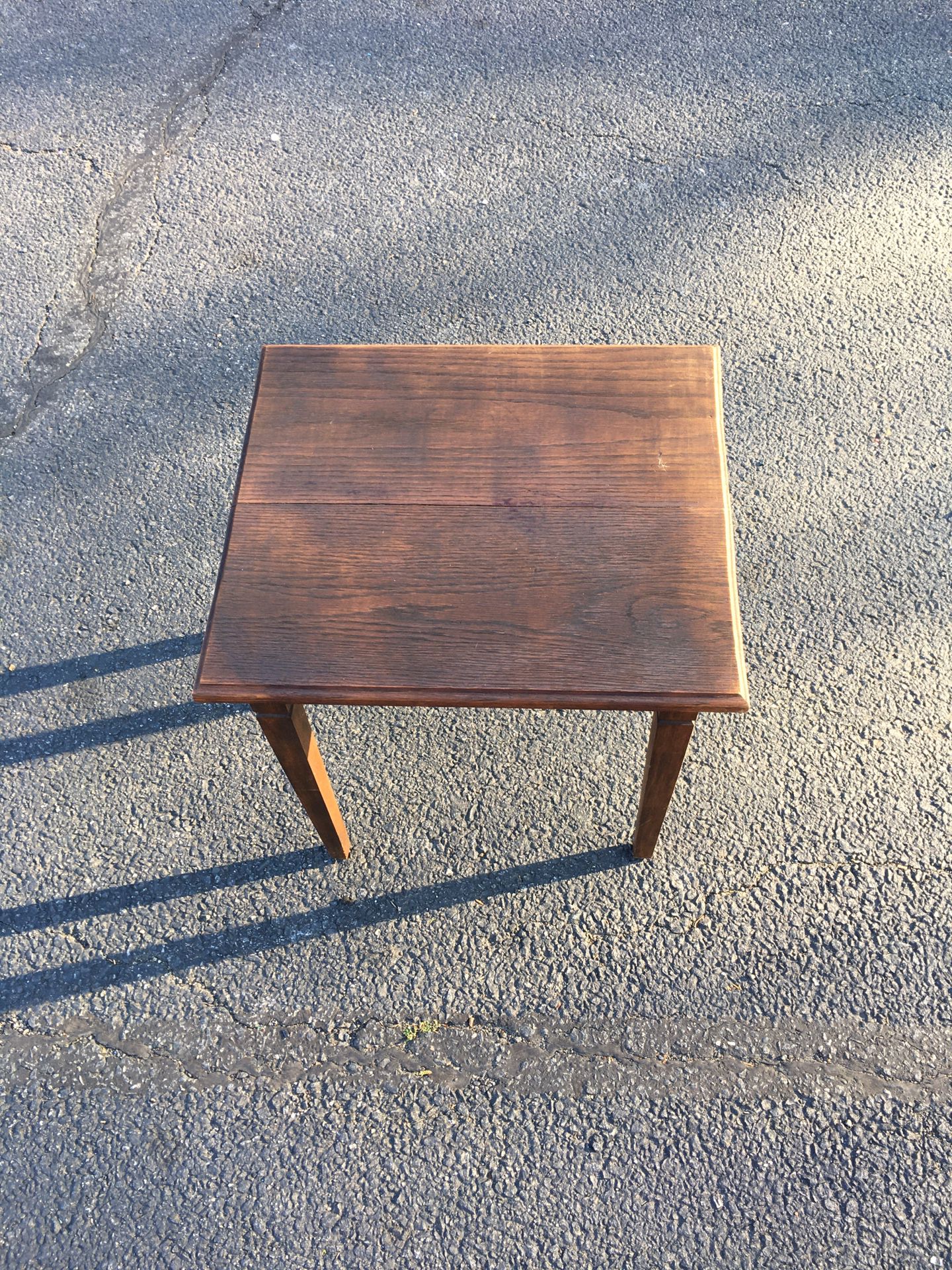 Mid century wooden side table