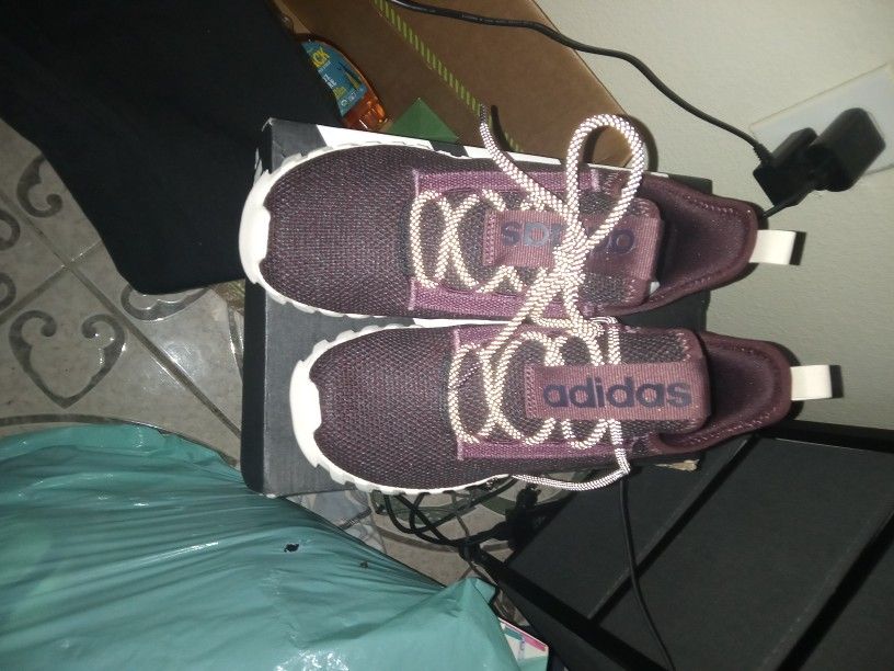 Adidas Shoes Burgundy