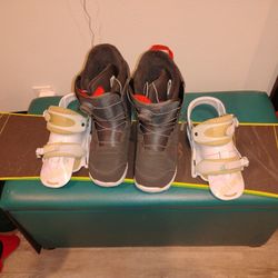 Burton Snowboard And Burton Boots