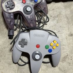 3 Nintendo 64 Controllers