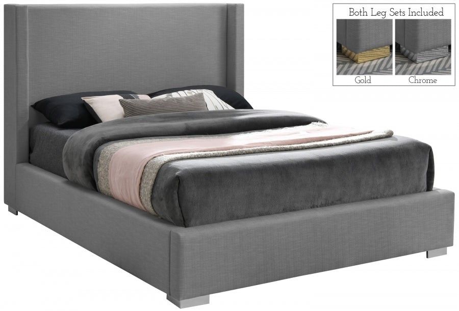 ♥️Royce Linen King Bed (3 Boxes)

