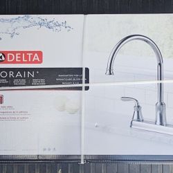 Delta Lorain Kitchen Faucet Two Handle 21715LF Chrome