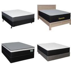 Queen Mattress Come And Box  Spring  - Free Delivery 🚚 To Reasonable Distance 