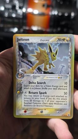 Delta Species Jolteon Reverse Holo Pokémon Card