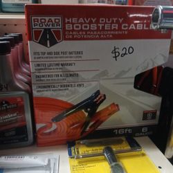 Heavy-duty Booster Cables/Cables Pasacorriente De Potencia Alta