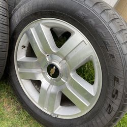 20” OEM Chevy Texas Edition Wheels And Tires 