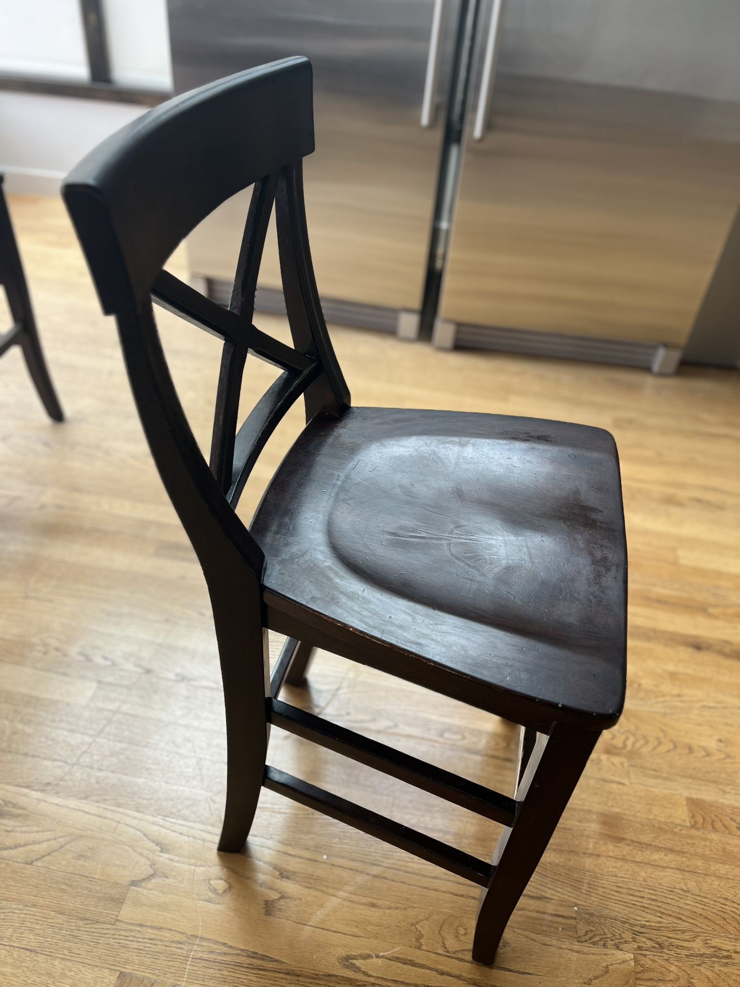 4 Counter stools. Pottery Barn Aaron. $500 for all 4.