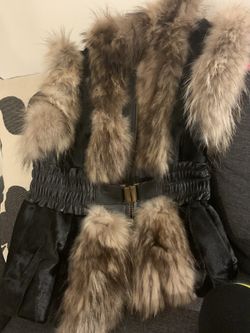 Natural Fur Vest Coat
