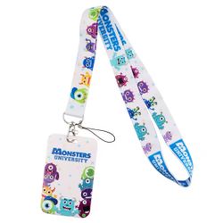 Disney - Monsters Inc - Monster University - ID Card Key Badge Lanyard Keychain Cardholder USB Holder