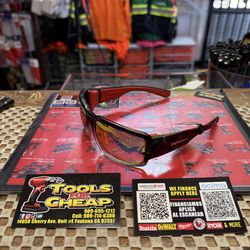 BOMBER Boogie-Bomb Red Mirror Safety Glasses
