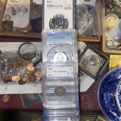 20 individual silver and non-silver  Graded slabs