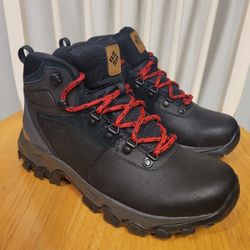 Columbia Newton Ridge Plus II Waterproof Mens Black Hiking Boots Size 7 W NEW