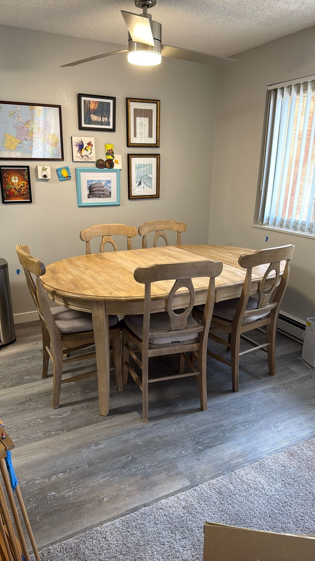 Dining Table With 2 Leafs