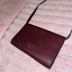 Burgundy Michael Kors Purse
