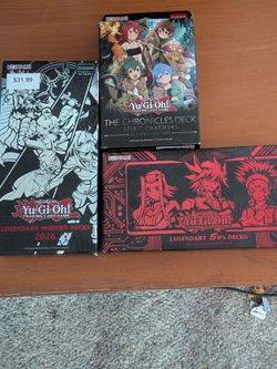 3 Sealed/New Modern Yu-Gi-Oh Decks