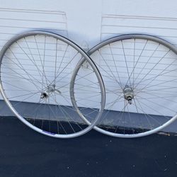 Campagnolo Lambda Vintage Road Bike Wheelset 126/100 Spacing 700c Clincher 
