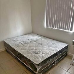 🛏️✨ Brand New All Size Mattress | 📦 Optional Box & 🔩 Metal Frame