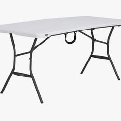 A Pair Of - Lifetime 6-Foot Fold-in-Half Table