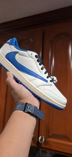 Travis Scott Jordan 1 low military blue