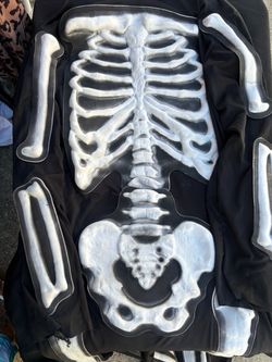 3D Skeleton Halloween Costume