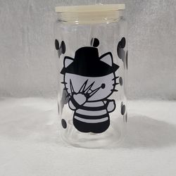 Hello Kitty Halloween Glass Cup