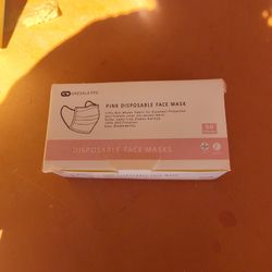 Pink Disposable Face Mask (50 PCs)