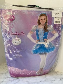 Disney Princess Cinderella Girls Costume Medium 7-9
