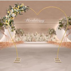 Heart shaped Wedding Or Birthday Backdrop Decoration arch