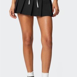 Active USA Black Skirt with Drawstring