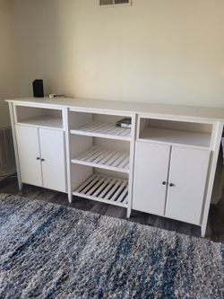 TV Console Heavy Duty Wood