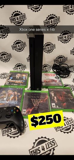 Microsoft Xbox One X 1TB Black Console