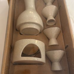 Alice Wong Ceramic Sake Set