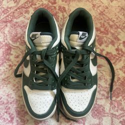 Green & White Nikes 