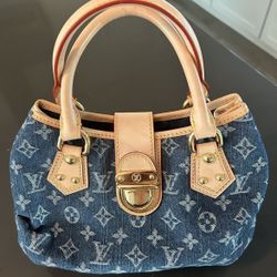 Authentic Louis Vuitton Indigo Monogram Denim