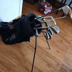 Ping Golf Bag With Wilson Golf Set