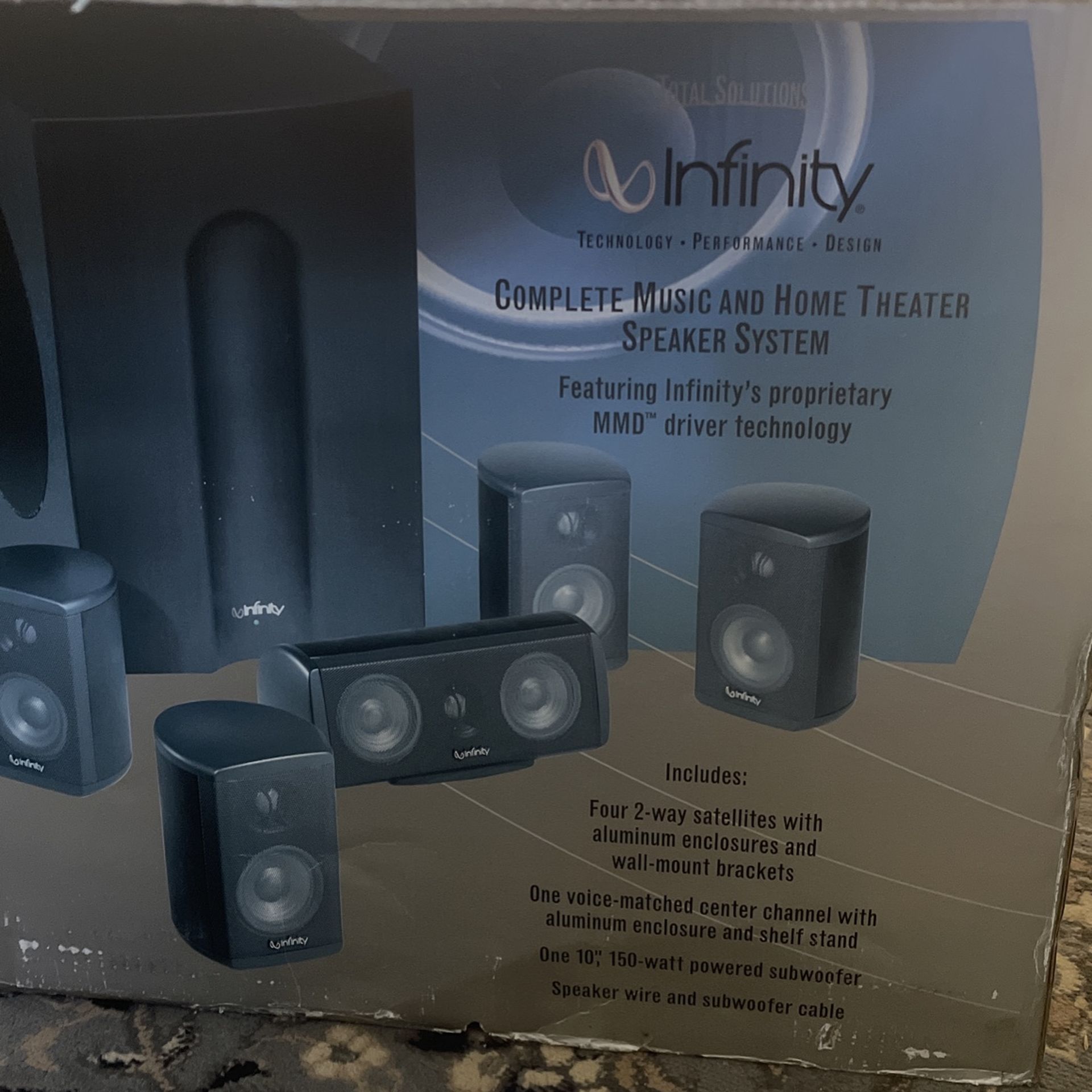 Infinity At Home Sound System