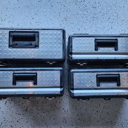 Lot Of 4 Metal Toolboxes