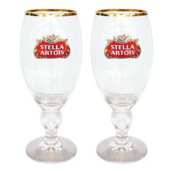 Stella Artois 11 oz beer glasses Chalices
