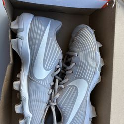 Gray Nike Softball Shoes