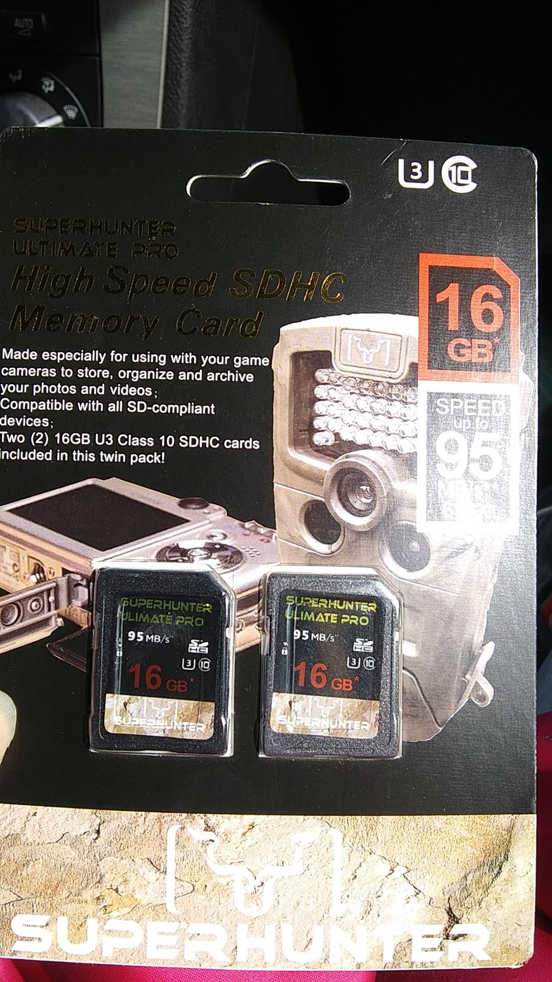 Super Hunter ultimate pro high speed SDHC memory cards