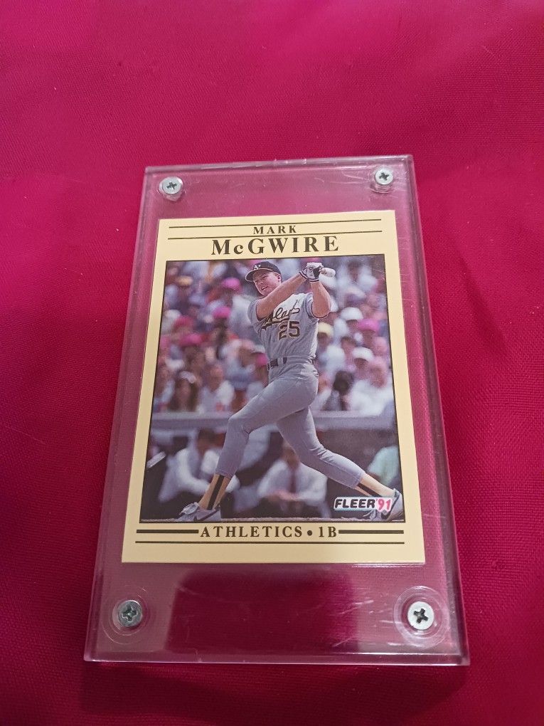 Mark McGwire Error Card