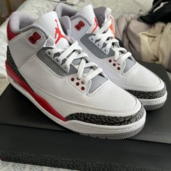 Fire Red Jorda 3’s