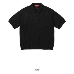Supreme Beaded Zip Polo