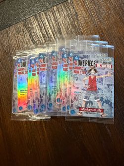 One Piece Monkey.D.Luffy US College Basketball Promo Card *SEALED*