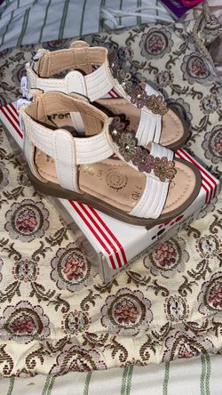 Baby Girl Sandals From Mexico In Mexican Size 12 Brand New