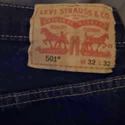 Blue Levi 501s 