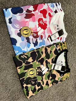 A BATHING APE SOCCER JERSEY SHIRT