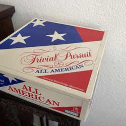 Trivial Perdue All American By Barker Bros Vintage Board Game 