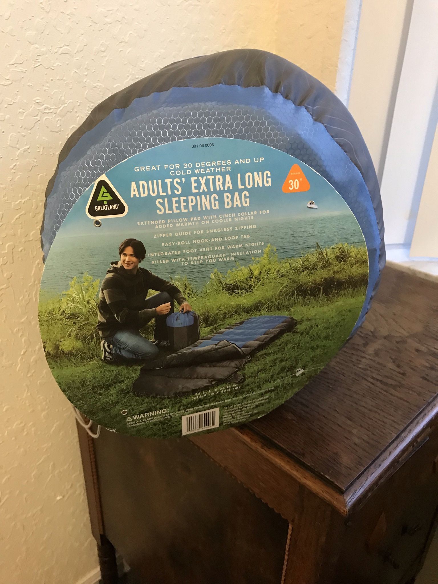 Sleeping Bag Adult 30 Degrees Fahrenheit