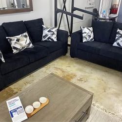 New living room set 2 pcs Sofa And Loveseat 